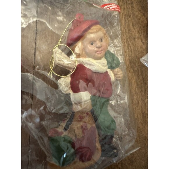 Vintage Christmas Ornaments Deadstock New Package Japan Taiwan HK Lot of 6 MCM